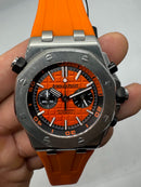 Audemars Piguet Royal Oak Offshore Diver Chrono 43mm, Mostrador Laranja