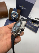 Breitling Super Chronomat Aço 44mm Pulseira Borracha