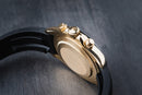Rolex Daytona 40mm Dourado Mostrador Dourado Luneta Preta
