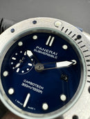 Panerai Submersible 47mm Aço Mostrador Azul
