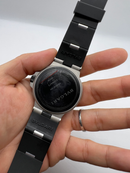 Bvlgari Alumium 40mm - Mostrador Cinza Aluminio Pulseira Borracha