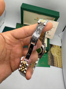 Rolex Date-Just 31mm Aço/Rose Pulseira Jubilee