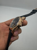 Patek Phillippe Turbilhão 42mm Aço/Rose, Pulseira Couro