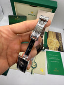 Rolex DateJust 41/36mm Aço, Mostrador Verde, Pulseira Oyster