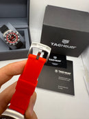 TAG Heuer F1 Solargraph 38mm Vermelho - Pulseira Borracha -