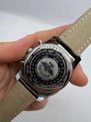 Breitling Navitimer Crono 42mm Aço Pulseira Couro