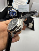 Panerai Luminor Marina GMT 44 mm Aço Mostrador Preto