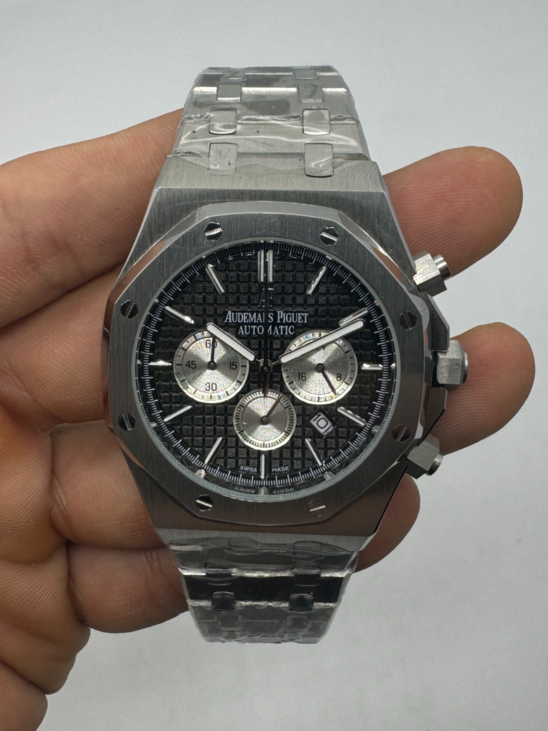 Audemars Piguet RoyalOak 41mm Aço Mostrador Preto