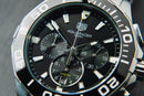 Tag Heuer Aquarecer Aço 43mm, Mostrador Preto, Bezel Preto