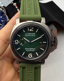 Panerai Luminor Marina 44mm Aço Mostrador Verde Gradiente  Pulseira Borracha
