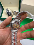 Rolex Daytona 40mm Aço, Mostrador Branco