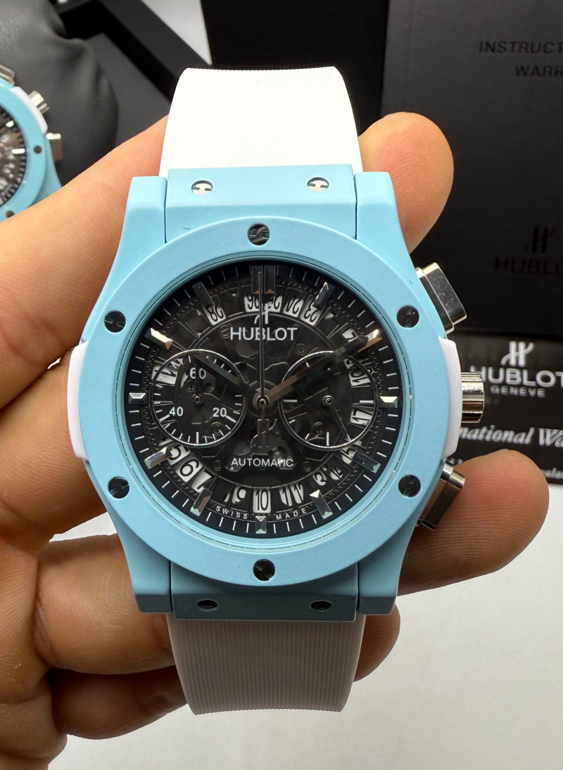 Hublot Classic Fusion Magic Blue Chrono 45mm Aço/OxBlue