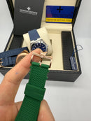 Vacheron Constantin Overseas Aço/Rose 40mm, Mostrador Verde