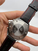 TAG Heuer Aston Martin Racing, Chronograph Eletrônico, 44 mm, Aço/Couro