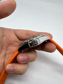 Tag Heuer F1 43mm Aço Mostrador Laranja Luneta Preta