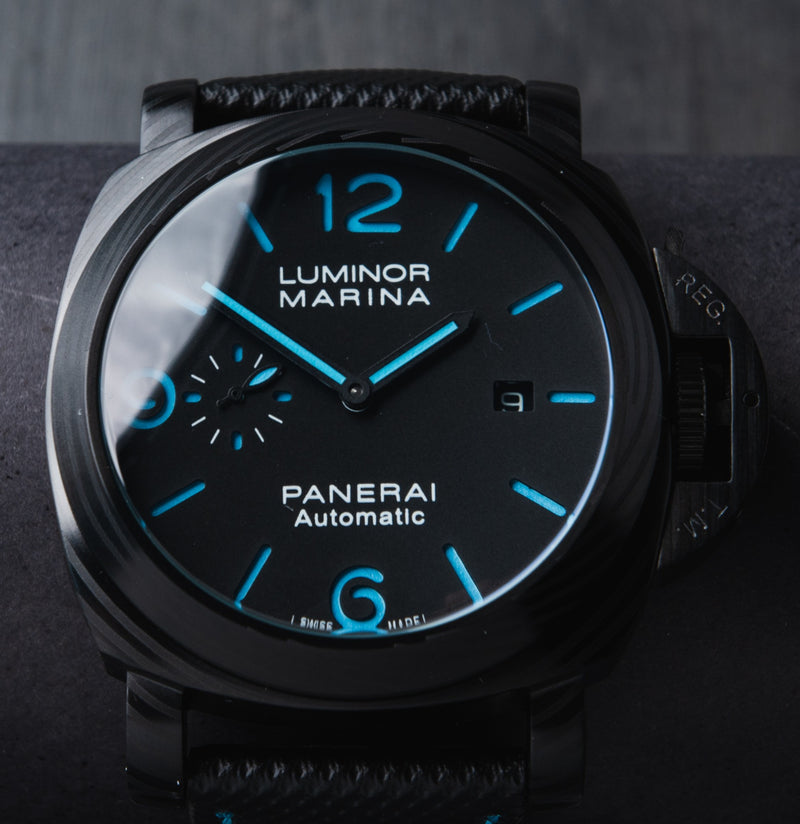 Panerai Luminor Marina Carbotech 44mm Aço Oxiblack Mostrador Preto