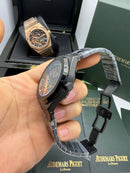 Audemars Piguet Royal Oak 41mm Esqueleto Aço/OxBlack