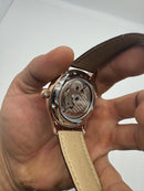 Patek Philippe Classic Turbilhão 40mm Aço/Rose, Pulseira Couro