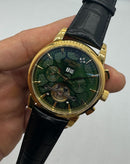 Patek Phillippe Turbilhão 42mm Aço/Dourado, Pulseira Couro