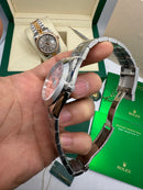 Rolex Date-Just 36mm Aço Pulseira Oyster