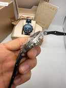 Bvlgari Aluminium Crono 41mm - Aço - Mostrador Preto