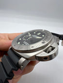 Panerai Luminor Submersible 47mm Aço Mostrador Preto