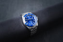 Rolex Submariner Date Smurf 40mm Aço Mostrador Azul Luneta Azul