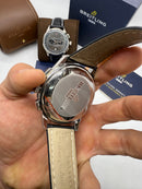 Breitling Premier Aço Chrono 42mm Pulseira Couro