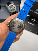 TAG Heuer Carrera F1 Mercedes AMG Petronas Aço 42mm - Puls. Borracha