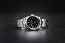 Rolex Explorer 40mm/36mm Aço Mostrador Preto Luneta Lisa