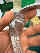 Rolex Date-Just 41mm Aço Mostrador Tiffany Luneta Canelada