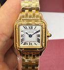 Cartier Panthère - Aço/Dourado - 23mm/29mm - Mostrador Branco