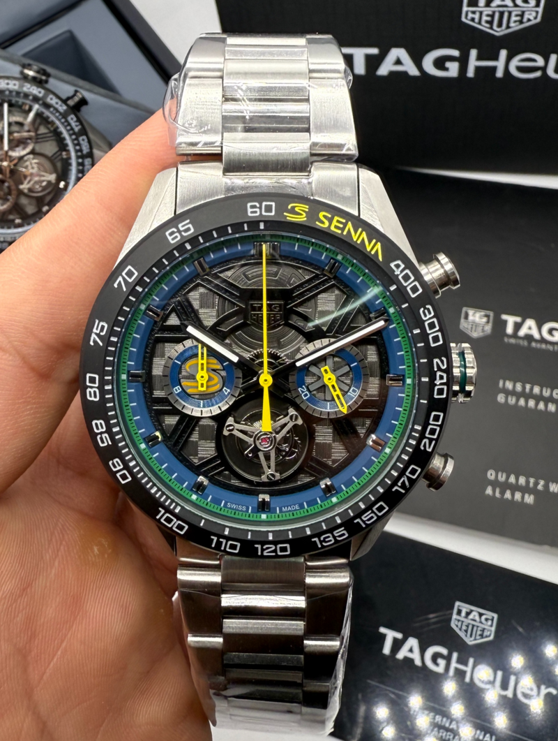 TAG Heuer Carrera Chronograph Tourbillon Extreme Sport x Senna - 44mm