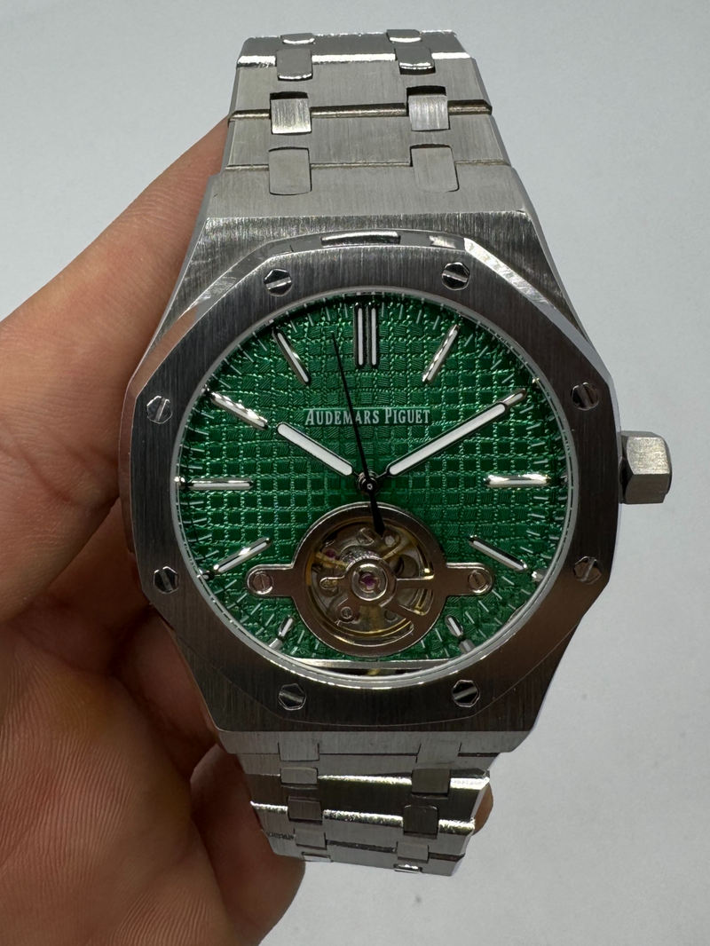 Audemars Piguet Royal Oak Turbilhão 41mm, Mostrador Verde