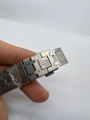 Audemars Piguet R.O. Aço Mostrador Preto Bezel Aço Pulseira Aço