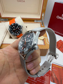 Omega Seamaster Co-Axial 40mm Mostrador Preto