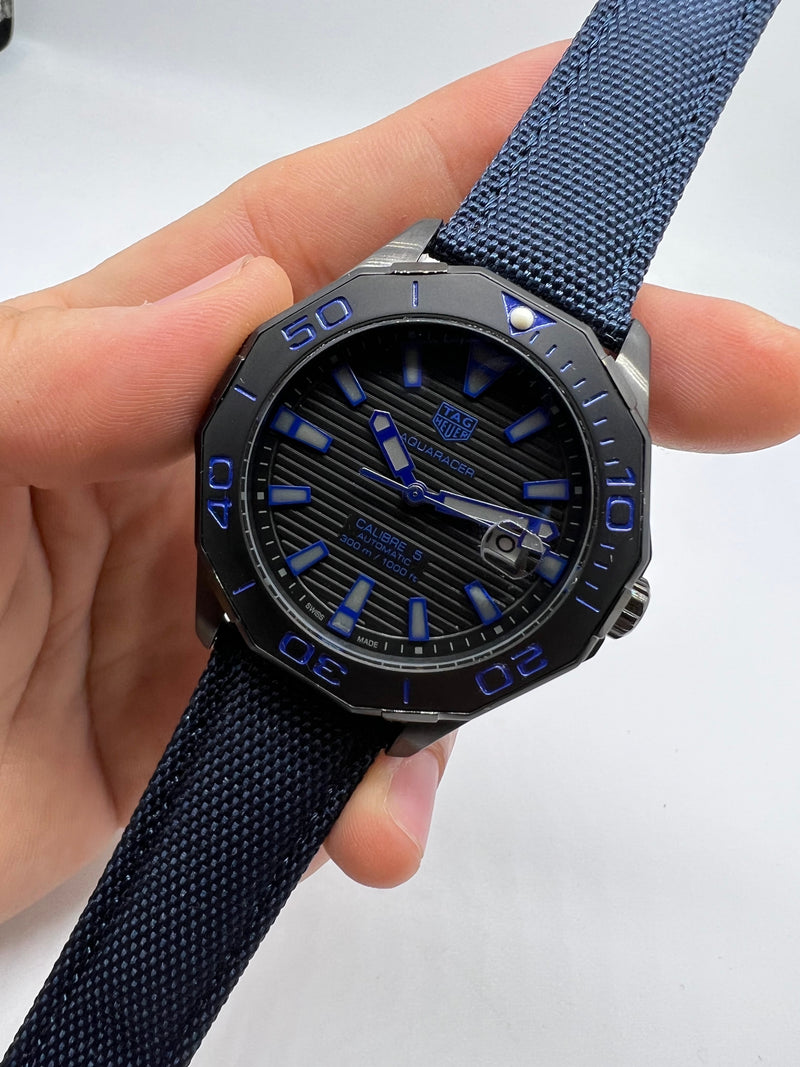 Tag Heuer Aquarecer 300 Cal. 05, 43mm, Aço OxBlack, Mostrador Preto