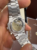 Patek Philippe Nautilus 39mm, Mostrador Tiffany, Pulseira Aço