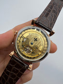 Vacheron Constantin Fases da Lua Turbilhão Aço/Rose 42mm, Mostrador Rose
