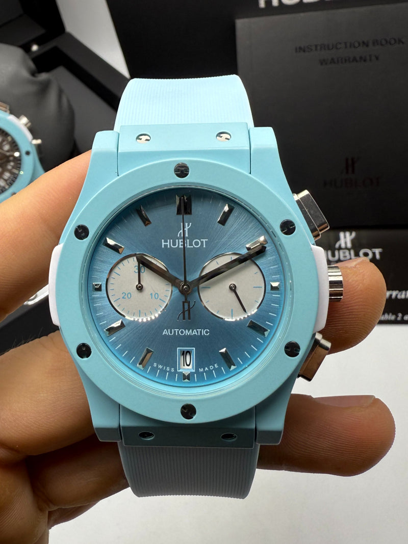 Hublot Classic Fusion Magic Blue Chrono 45mm Aço/OxBlue