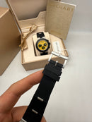 Bvlgari Aluminium Crono 41mm - Aço - Mostrador Vermelho