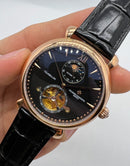 Vacheron Constantin Fases da Lua Turbilhão Aço/Rose 42mm, Mostrador Preto