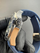 Tag Heuer Aquarecer 300, 43mm, Aço, Mostrador Azul, Puls. Borracha