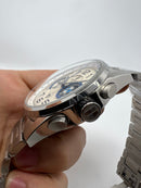 TAG Heuer Carrera BMW Aço 43mm Mostrador Branco