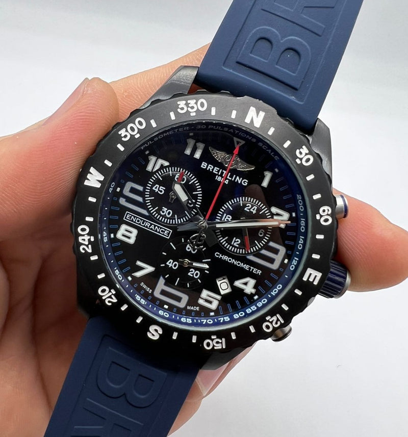 Breitling ENDURANCE PRO Aço 44mm - OxiBlack - Mostrador Preto