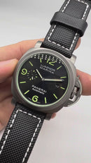 Panerai Luminor Marina 44mm Aço Oxigray Mostrador Preto Pulseira Nylon