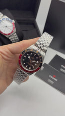 Tudor Black Bay GMT - Mostrador Preto - 39mm - Aço - Pulseira Jubilee/Oyster