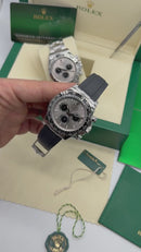 Rolex Daytona Aço 40mm - Mostrador Cinza - Pulseira OysterFlex - CLONE