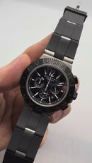 Bvlgari Aluminium Titanium Crono 44mm - Aço - Mostrador Preto