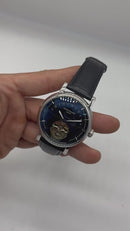 Patek Philippe Classic Turbilhão 44mm Aço, Pulseira Couro